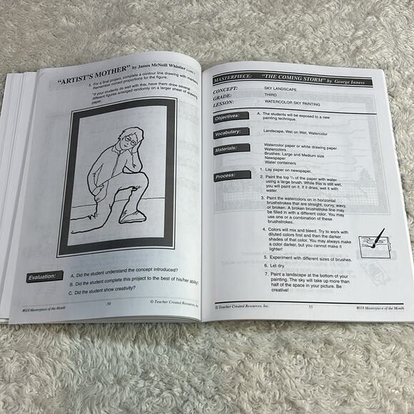 Homeschool Art Book Lot Discovering Great Artists, Masterpiece of the Month GOOD - Picture 14 of 15